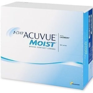 1 Day Acuvue Moist 180 kpl Kertakäyttölinssit