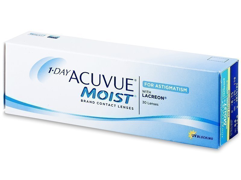 1 Day Acuvue Moist for Astigmatism 30 kpl Tooriset piilolinssit