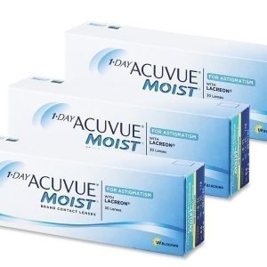 1 Day Acuvue Moist for Astigmatism 90 kpl Tooriset piilolinssit