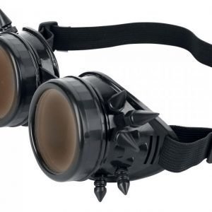 Alcatraz Spiked Cyber Goggle Black Aurinkolasit