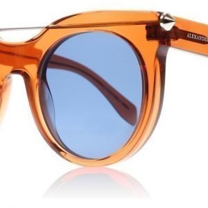 Alexander McQueen 0001S 5 Oranssi Aurinkolasit