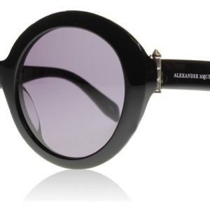 Alexander McQueen 0002S 001 Musta Aurinkolasit