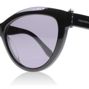 Alexander McQueen 0003S 001 Musta Aurinkolasit