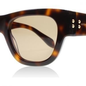 Alexander McQueen 0033S 2 Havanna Aurinkolasit