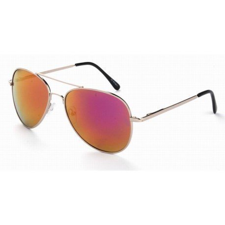 Aviator 7802 Silver Pink Mirror