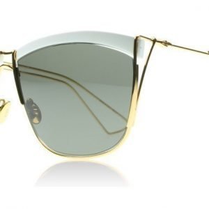 Christian Dior So Electric 1 266 Valkoinen Keltainen kulta Aurinkolasit