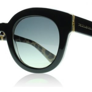 Dolce and Gabbana 4235 2857T3 Musta ja Leopardi Aurinkolasit