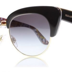 Dolce and Gabbana 4277 30338G Musta-kulta Aurinkolasit