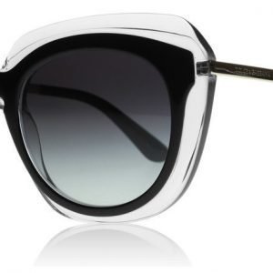 Dolce and Gabbana 4282 675/8G Musta-kirkas Aurinkolasit