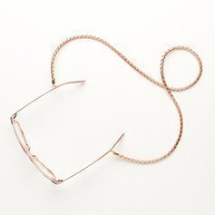 Eyewear string leather - Copper