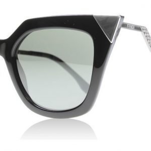 Fendi 0060S KKL SF Musta-asemetalli Aurinkolasit