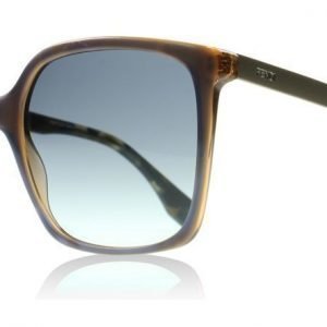 Fendi 0076S 0076 DXI Sininen Oranssi Kerma Aurinkolasit