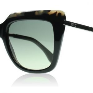 Fendi 0087S 0087 CU1 Havana Rutenium Musta Aurinkolasit