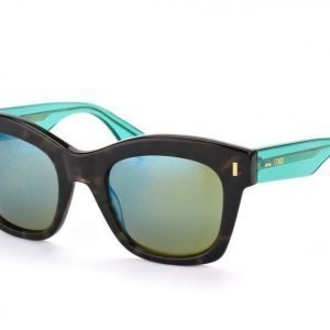 Fendi FF 0025/S-7OF 3U Grey Transparent Green aurinkolasit