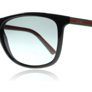 Gucci Gg1055s Black 1055s 51N VK Musta-vihreä-punainen Aurinkolasit