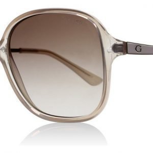 Guess GU7462 57F Läpikuultava beige Aurinkolasit