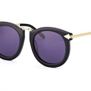 Karen Walker Eyewear KW Super Lunar Black with Gold Aurinkolasit