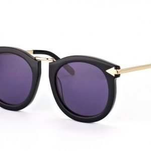 Karen Walker Super Lunar Black with Gold aurinkolasit