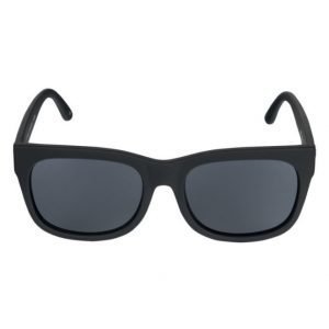 Le Specs Captaim Courageous Black Rubber aurinkolasit