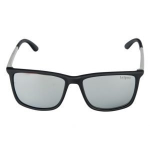 Le Specs Tweedlum Black Rubber aurinkolasit