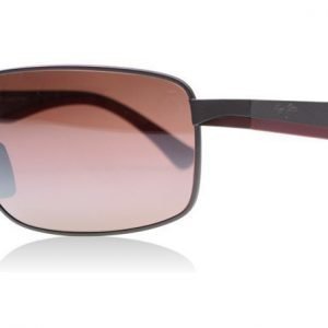 Maui Jim Backswing MJ709 STG-BG Tumma Asemetalli Viini Aurinkolasit