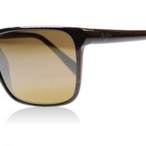 Maui Jim Flat Island H705-26S STG-BG Ruskea raita Aurinkolasit