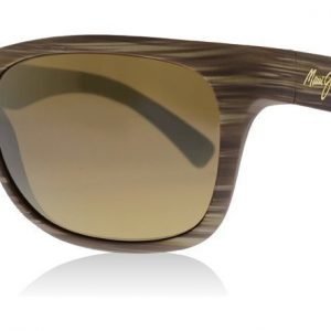 Maui Jim H736-25W Matte Brown Ruskea puu Aurinkolasit