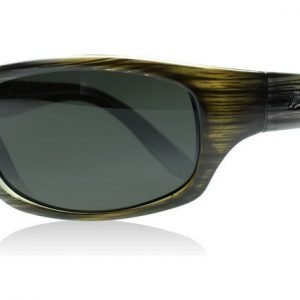 Maui Jim Surf Rider 261 Harmaa Musta Raidallinen Aurinkolasit