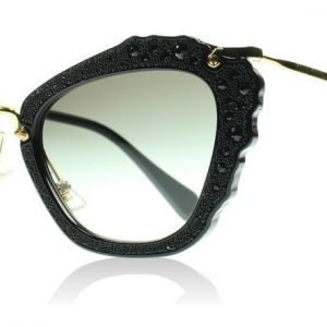 Miu Miu 04Qs Noir 04QS 1AB0A7 Musta Aurinkolasit