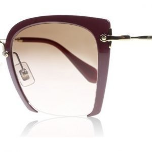 Miu Miu 52Rs UA50A6 Tumma violetti Aurinkolasit