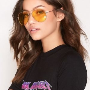 Nly Accessories Pilot Sunglasses Aurinkolasit Keltainen