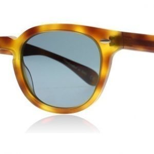 Oliver Peoples Sheldrake Sun 1483R8 Puolimatta havanna Aurinkolasit