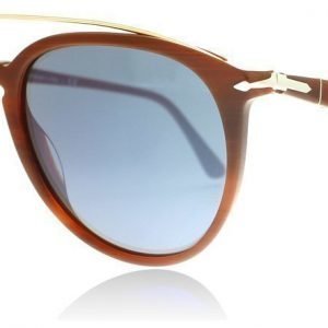 Persol 3159S 904656 Raidallinen ruskea Aurinkolasit