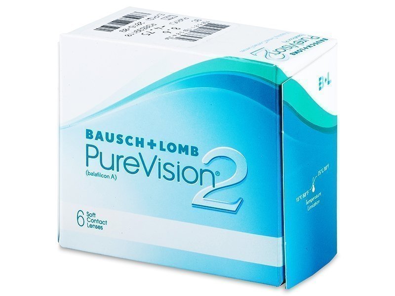 PureVision 2 6 kpl Yötäpäivää piilolinssit