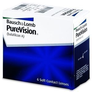 PureVision 6 kpl Yötäpäivää piilolinssit