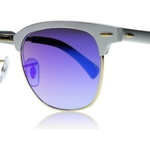 Ray-Ban 3507 Clubmaster Aluminum 137-7Q Hopea-musta 51mm Aurinkolasit