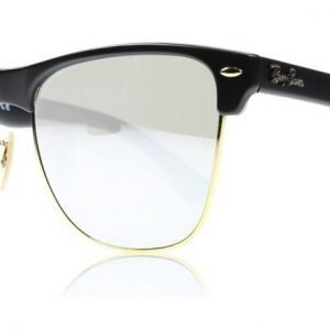 Ray-Ban 4175 Clubmaster Oversized 4175 877/30 Puolikiiltävä Musta Aurinkolasit