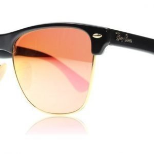 Ray-Ban 4175 Clubmaster Oversized 877/Z2 Matta Musta Kulta Aurinkolasit