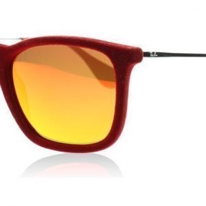 Ray-Ban 4187 Chris 4187 60786Q Punainen sametti Aurinkolasit