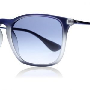 Ray-Ban 4187 Chris 6225/19 Matta sininen-valkoinen Aurinkolasit