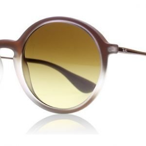 Ray-Ban 4222 Lily 4222 622413 Mattainen ruskea-valkoinen Aurinkolasit