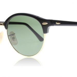 Ray-Ban 4246 Clubround 4246 901 Musta-kulta Aurinkolasit