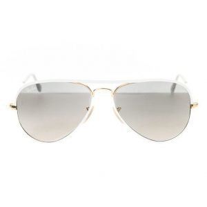 Ray-Ban Aviator Full Color RB3025JM 146/32 Shiny Gold / Grey aurinkolasit