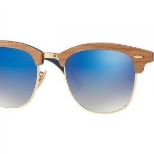 Ray-Ban Clubmaster Wood RB3016M 11807Q Aurinkolasit