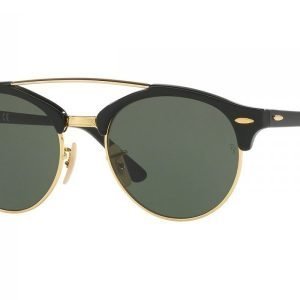 Ray-Ban Clubround Double Bridge RB4346 901 Aurinkolasit