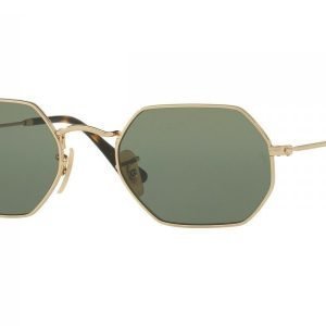 Ray-Ban Octagonal Flat Lenses RB3556N 001 Aurinkolasit