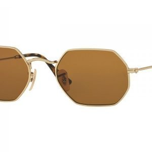 Ray-Ban Octagonal Flat Lenses RB3556N 001/33 Aurinkolasit