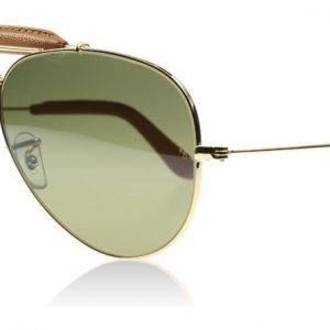 Ray-Ban Outdoorsman 3422Q 001/M9 Kiiltävä kulta Aurinkolasit