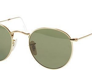 Ray-Ban RB3447-001 50 Round Metal aurinkolasit