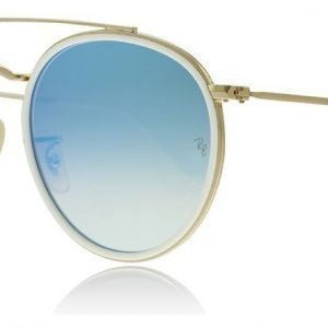 Ray-Ban RB3647N 001/4O Kulta-valkoinen Aurinkolasit